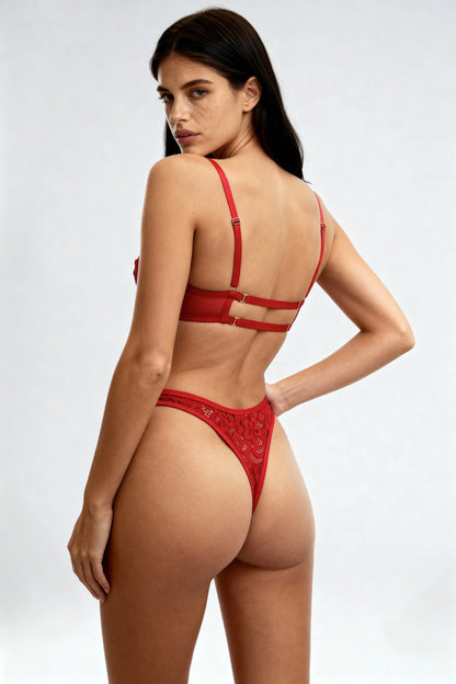 Midnight Muse Lace Set - Red Moonhaven