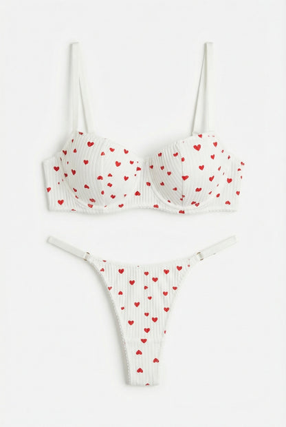 Petite Amour Lingerie Set - Balconette & Slim Thong